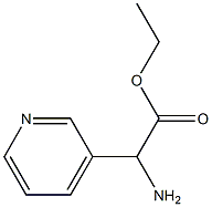 ethyl 2-amino-2-(pyridin-3-yl)acetate Struktur