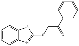 2-(BENZOTHIAZOL-2-YLSULFANYL)-1-PHENYL-ETHANONE Struktur