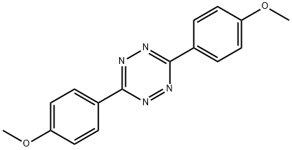 1,2,4,5-Tetrazine,3,6-bis(4-methoxyphenyl)-
 Struktur