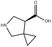 (S)-5-Aza-spiro[2.4]heptane-7-carboxylic acid Struktur