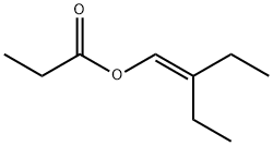 2-Ethyl-1-buten-1-yl Propionate Struktur