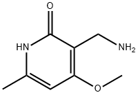 3-(AMINOMETHYL)-4-METHOXY-6-METHYLPYRIDIN-2-OL Struktur