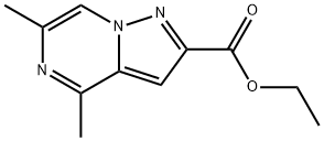 ETHYL 4,6-DIMETHYLPYRAZOLO[1,5-A]PYRAZINE-2-CARBOXYLATE(WXG02501) Struktur