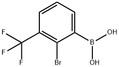 2-Bromo-3-trifluoromethylphenylboronic acid Struktur