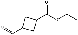 ethyl 3-formylcyclobutane-1-carboxylate Struktur