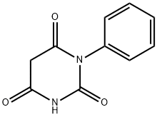 2,4,6(1H,3H,5H)-Pyrimidinetrione,1-phenyl-
 Struktur