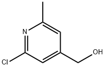 (2-chloro-6-methylpyridin-4-yl)methanol Struktur