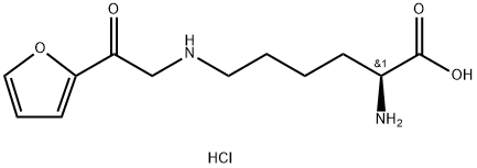 N6-[2-(2-呋喃基)-2-氧代乙基]-L-賴氨酸二鹽酸鹽 結(jié)構(gòu)式