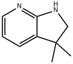 3,3-dimethyl-1H,2H,3H-pyrrolo[2,3-b]pyridine Struktur