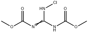 Carbamic acid, N-[(chloroamino)[(methoxycarbonyl)amino]methylene]-, methyl ester