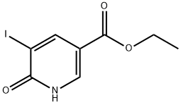 ethyl 6-hydroxy-5-iodonicotinate Struktur