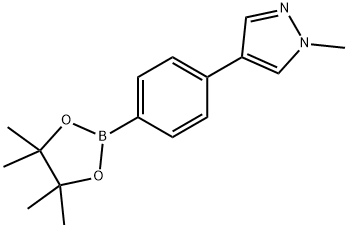 1-methyl-4-(4-(4,4,5,5-tetramethyl-1,3,2-dioxaborolan-2-yl)phenyl)-1H-pyrazole