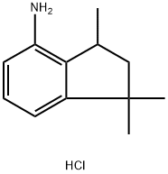 1,1,3-Trimethyl-indan-4-ylamine hydrochloride Struktur