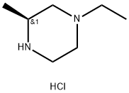 (S)-1-Ethyl-3-methyl-piperazine dihydrochloride Struktur