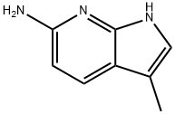 3-methyl-1H-pyrrolo[2,3-b]pyridin-6-amine Struktur