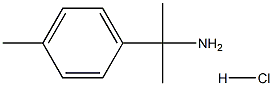 1-Methyl-1-p-tolyl-ethylamine hydrochloride Struktur