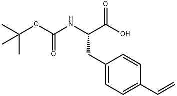 (2S)-2-[(TERT-BUTOXY)CARBONYLAMINO]-3-(4-VINYLPHENYL)PROPANOIC ACID Struktur