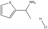 1-(thiophen-2-yl)ethan-1-amine hydrochloride Struktur