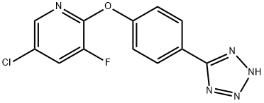 2-(4-(2H-tetrazol-5-yl)phenoxy)-5-chloro-3-fluoropyridine