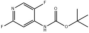 tert-butyl 2,5-difluoropyridin-4-ylcarbamate Struktur