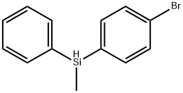 (4-BROMOPHENYL)METHYLPHENYLSILANE Struktur