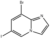 8-bromo-6-iodoimidazo[1,2-a]pyridine Struktur