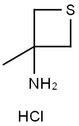 3-methylthietan-3-amine hydrochloride Struktur