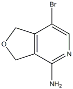 Furo[3,4-c]pyridin-4-amine, 7-bromo-1,3-dihydro- Struktur