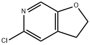 Furo[2,3-c]pyridine, 5-chloro-2,3-dihydro-
 Struktur