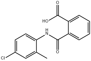 4'-CHLORO-2'-METHYLPHTHALANILIC ACID Struktur