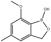 7-methoxy-5-methyl-1,3-dihydro-2,1-benzoxaborol-1-ol Struktur