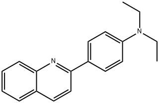 2-(4-(DIETHYLAMINO)PHENYL)QUINOLINE Struktur