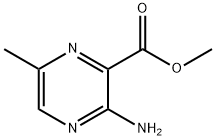 3-Amino-6-methyl-pyrazine-2-carboxylic acid methyl ester Struktur