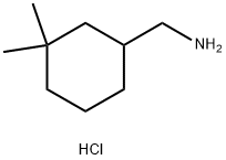 (3,3-dimethylcyclohexyl)methanamine hydrochloride Struktur