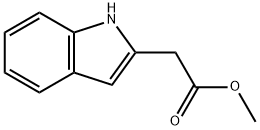 methyl 2-(1H-indol-2-yl)acetate Struktur