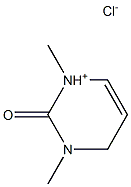 1,3-dimethyl-2,3-dihydro-2-oxopyrimidinium chloride Struktur