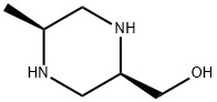 2-Piperazinemethanol, 5-methyl-, (2R,5S)- Struktur