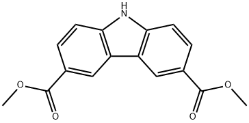 dimethyl 9H-carbazole-3,6-dicarboxylate Struktur