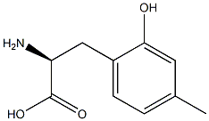 BETA-(2-HYDROXY-4-METHYLPHENYL)ALANINE Struktur