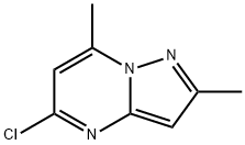 5-chloro-2,7-dimethyl-pyrazolo[1,5-a]pyrimidine Struktur