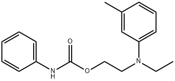 2-(N-ETHYL-N-(M-TOLYL)AMINO)ETHYL N-PHENYLCARBAMATE Struktur