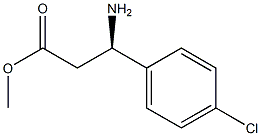 METHYL (3R)-3-AMINO-3-(4-CHLOROPHENYL)PROPANOATE Struktur