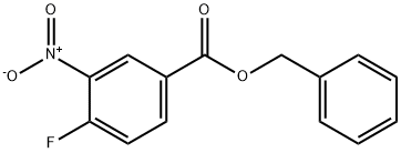 4-Fluoro-3-nitrobenzoic acid benzyl ester Struktur