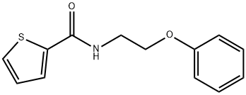 N-(2-phenoxyethyl)thiophene-2-carboxamide Struktur