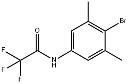 N-(4-Bromo-3,5-dimethylphenyl)-2,2,2-trifluoroacetamide Struktur