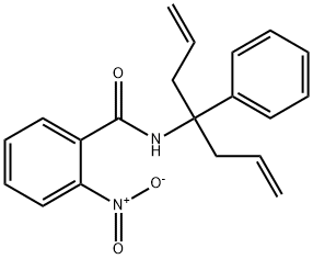 2-nitro-N-(4-phenylhepta-1,6-dien-4-yl)benzamide Struktur