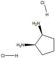 cis-cyclopentane-1,2-diamine dihydrochloride Struktur