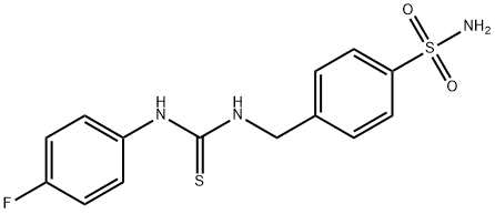 4-({[(4-fluorophenyl)carbamothioyl]amino}methyl)benzenesulfonamide Struktur