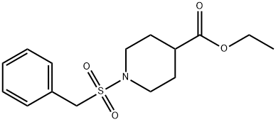 ethyl 1-(benzylsulfonyl)piperidine-4-carboxylate Struktur