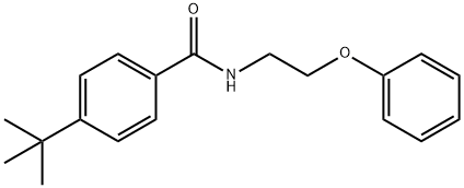 4-tert-butyl-N-(2-phenoxyethyl)benzamide Struktur